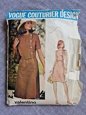 Vogue Couturier Valentino Dress Sewing Pattern 1051 cut size 10