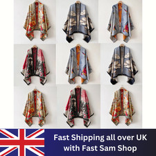 LADIES WOMEN KNITTED CAPE