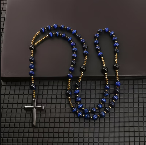 Blue tiger eye black - tiger,