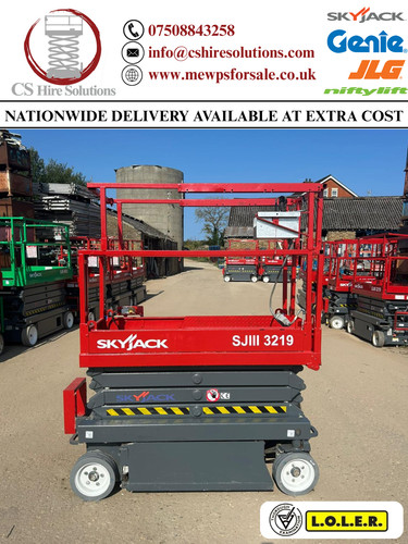2018 skyjack sj3219 8m - skyjack, 7.8m