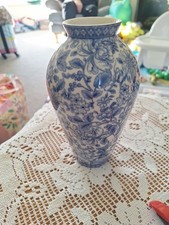 Vintage Blue White Ceramic