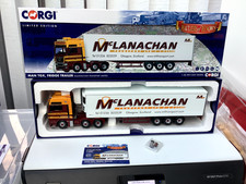 CORGI TRUCK  1 50 scale - MCLANNACHAN M.A.N CURTAINSIDE TRAILER 