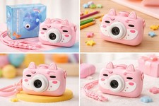 Kids Digital Camera Pink Kitty