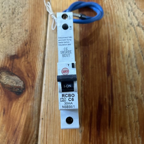 Wylex 6amp rcbo old - style, nsb