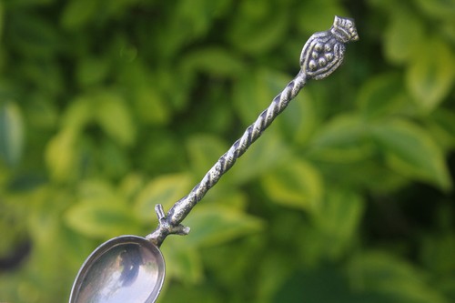 Ornate vintage spoon tea - spoon,