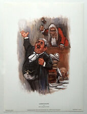 A Critical Blow, Court Scene painting reproduction print by Barry Leighton-Jones