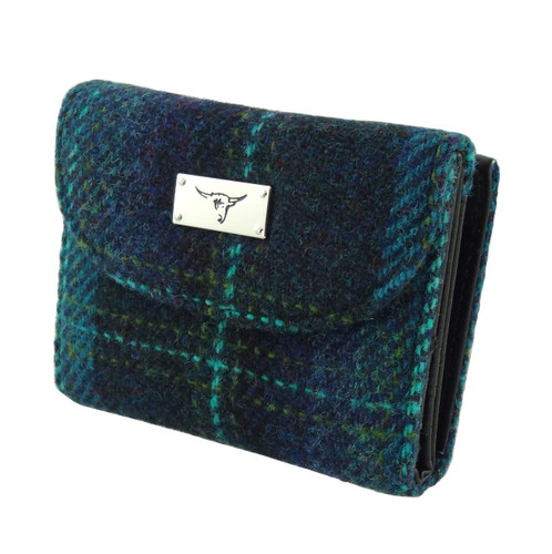 Dark blue tartan check - blue,