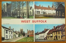 Vintage Postcard West Suffolk
