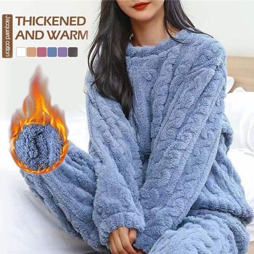Ladies fleece pyjama set soft - ladies,