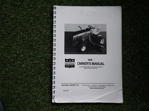 National mower 8400 - national,