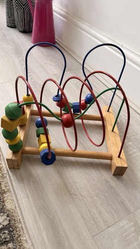 Ikea mula wooden - wooden, bead