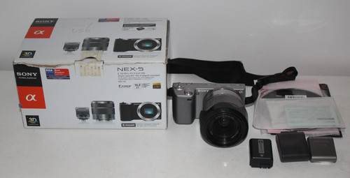Sony alpha nex silver - alpha, nex-5