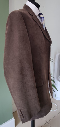Brown needle cord jacket size - brown,