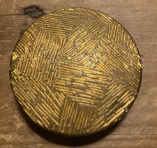 Vintage 1950's kigu Pocket / Handbag Circular Ash Tray - Used 