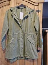 Pixie Girl Khaki Denim Parka