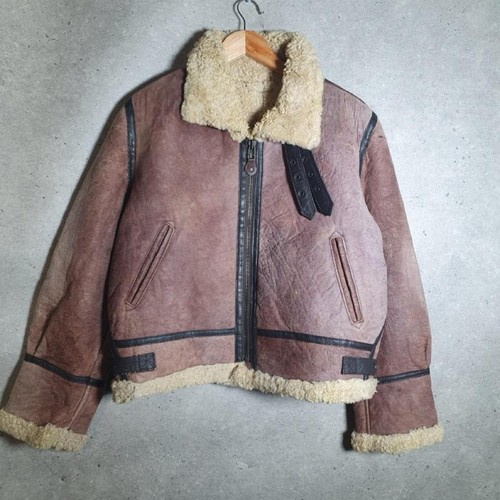 Vintage shearling leather - shearling,