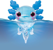Animagic Lets Glo Axolotl, Your Glowing, Floating, Squishy, Drop in Water Blue