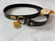 CAMEL TROPHY Brown Leather Belt Vintage Rare