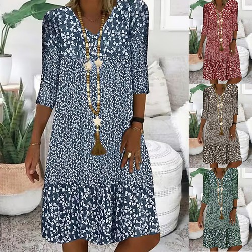 Ladies print neck shirts - v,