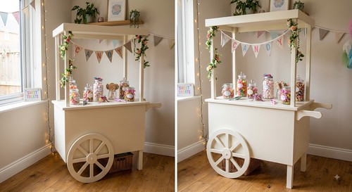 Diy candy cart - cart, build
