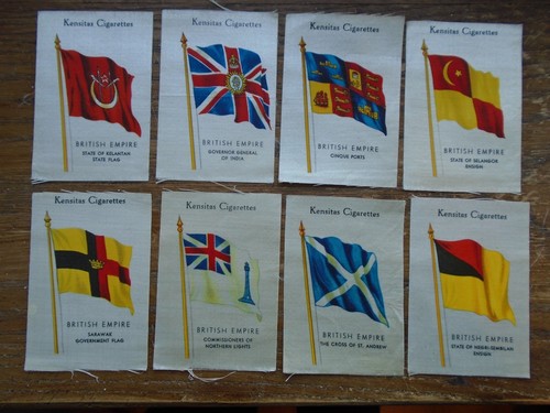 Silk british empire flags - 8,