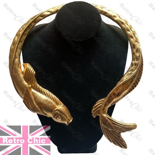 Antique gold tone - antique, koi