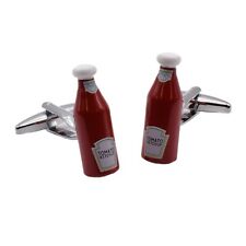 Red Tomato Ketchup Cufflinks