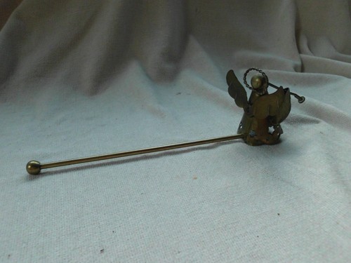 Brass candle snuffer - candle, ~