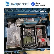 Bosch 18v GOP18V-28N Starlock Multi Tool Cutter 2x2ah Batt +16 Accessories Lboxx