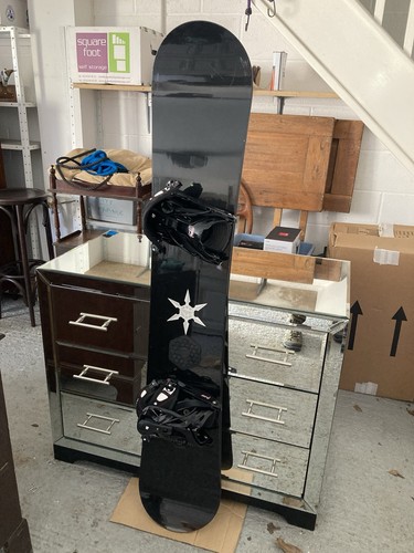 Snowboard with bindings and - with,