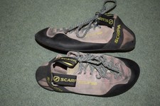 Ladies Scarpa Eclipse rock climbing shoes EUR 37 UK 4 grey