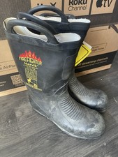 Harvik  Tuffking Firefighter Boots Size 10 Never Worn Steel Toes Flame Retardant
