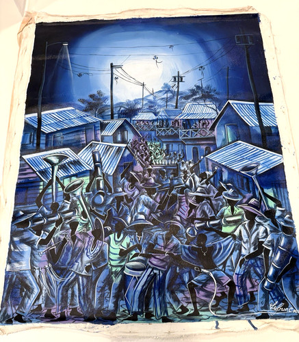 Original artist signed - original, haitian