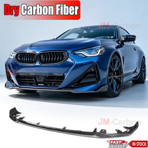 Dry carbon front bumper lip - dry,