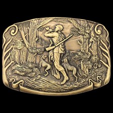 Solid Brass Hunting Dogs Horn