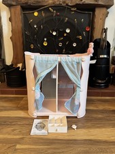 BABY ANNABELL DOLLS PINK  2 IN 1 WARDROBE AND CHANGING TABLE with hangers etc.