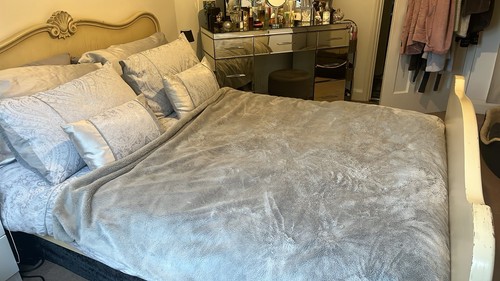 Antique french double bed - double,