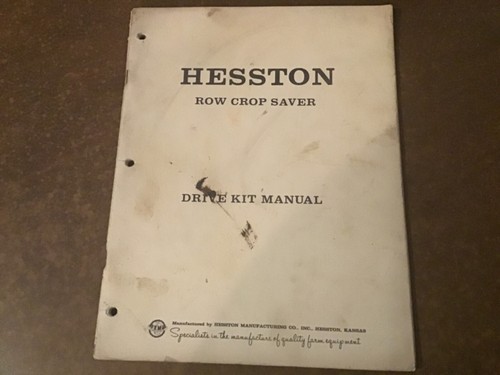 Hesston row crop saver drive - row,