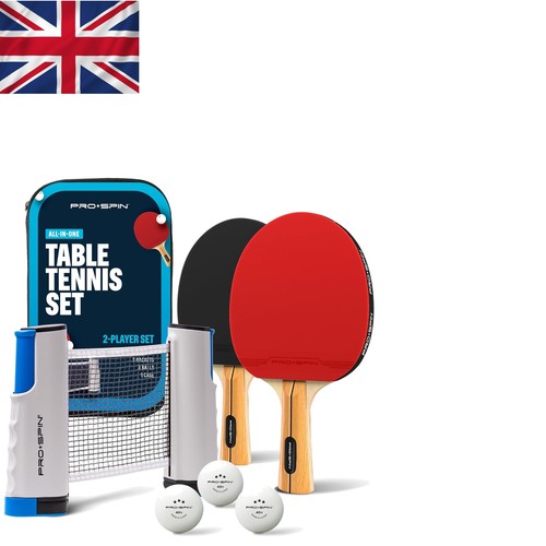 Table tennis set with - table,