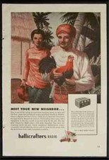 1944 Hallicrafters Ad "Meet