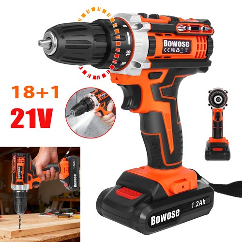 21v cordless drill driver - drill, set