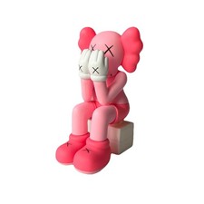 Pink kaws style art - kaws-style, toy