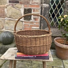 Vintage Wicker Shopping Basket