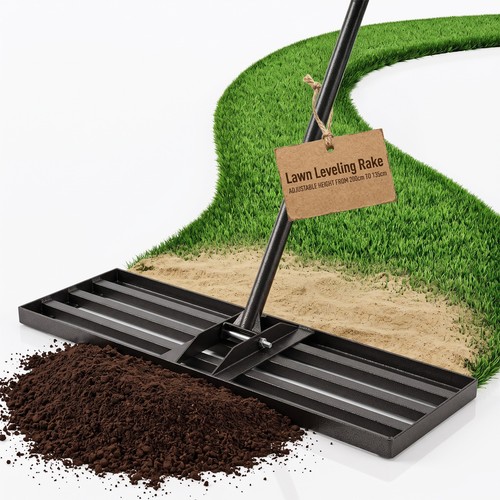 Lawn leveling rake x10 - lawn,