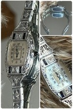 1929  Ladies Art Deco Sapphire