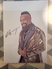 Mr T Authentic Hand Signed 10X8 Picture With Autograph & COA