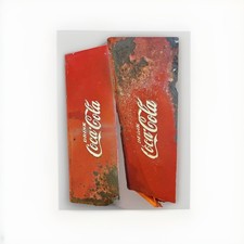 VINTAGE 33 By 12 in DRINK COCA-COLA SODA POP ADVERTISING SIGN METAL -UNIQUE-(2)