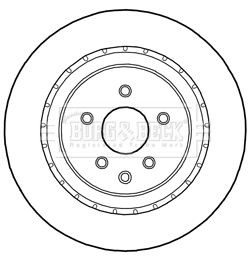 Borg beck x vented brake - &,