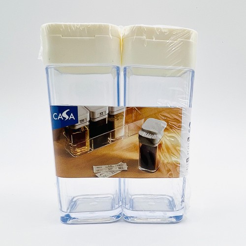 2pcs 53ml plastic spice jars - 53ml,