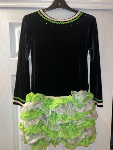 Black velvet irish dancing - black, velvet,
